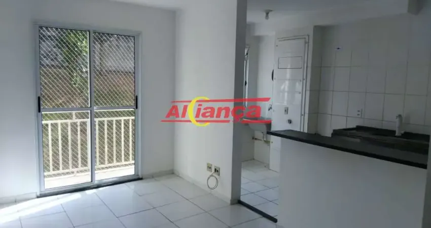 Apartamento com 02 dormitórios para alugar, 49m² - Pimentas - - Guarulhos/SP por R$ 1.100,00