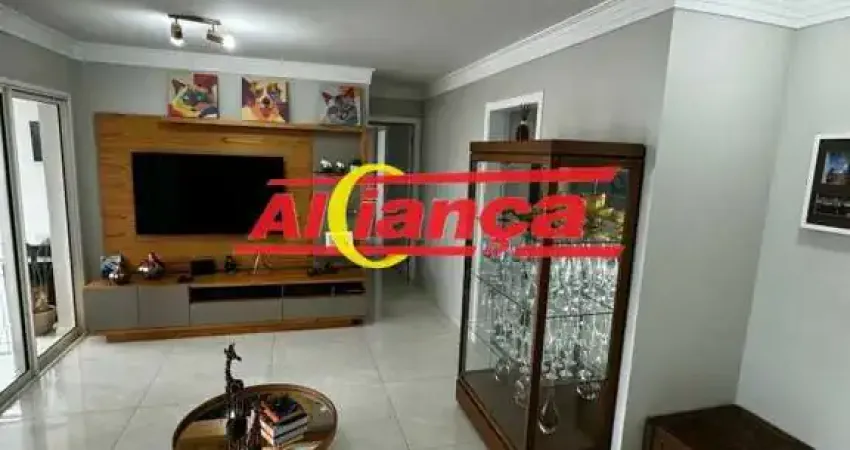 Apartamento para alugar 3 quartos, sendo 1 suíte e 2 vagas, 109m², Macedo - Guarulhos R$  6.700,00