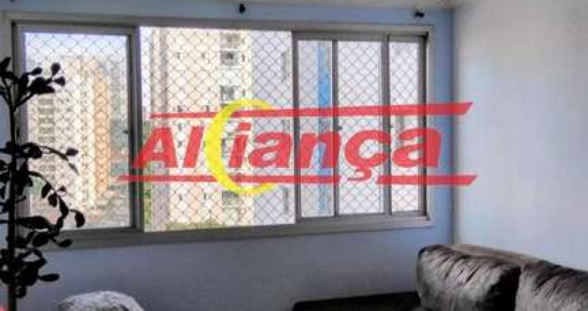 Apartamento com 3 quartos para alugar,  80m² - Bairro Macedo - Guarulhos/SP -  Por R$ 2.100,00