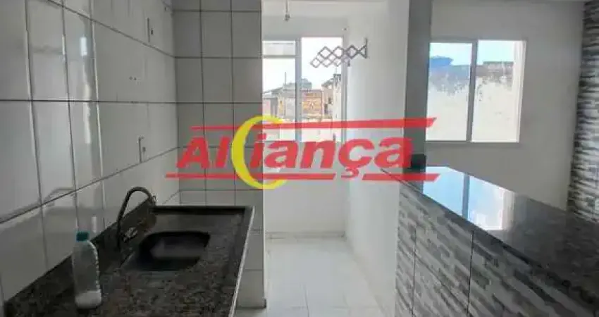 Apartamento com 2 quartos para alugar,  40m² - Parque Primavera - Guarulhos/SP - por R$1.200,00