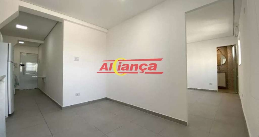 Studio mobiliado com 1 quarto para alugar,  34m² - Centro - Guarulhos-R$ 1.400,00