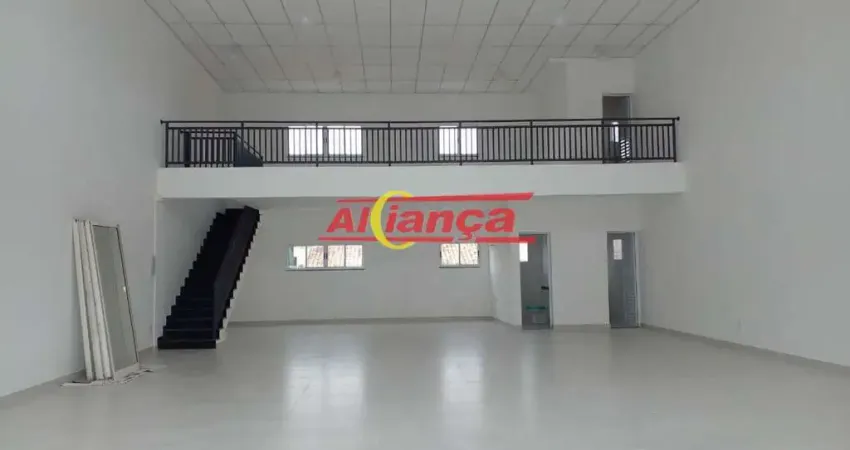 SALÃO COMERCIAL COM MEZANINO E SUBSOLO - 15 VAGAS DE GARAGEM - 400 M2 - JD. SANTA CLARA- GUARULHOS
