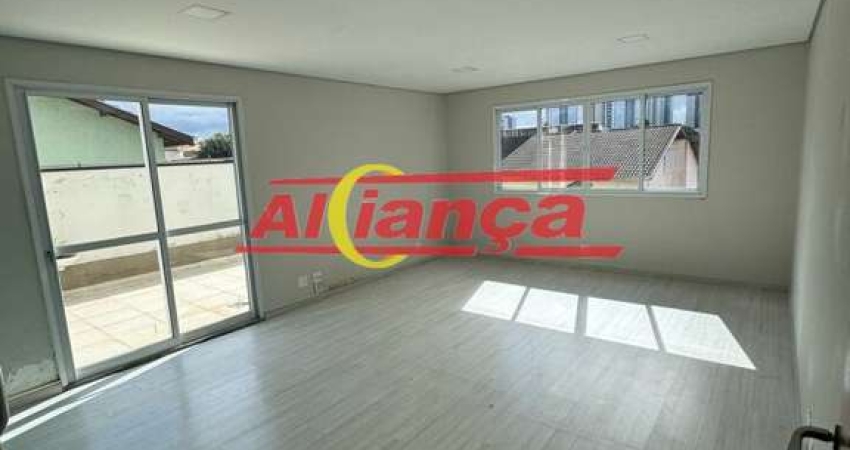 Sala para alugar, com sacada 32 m²  - Vila Augusta - Guarulhos/SP - por R$ 1.800,00