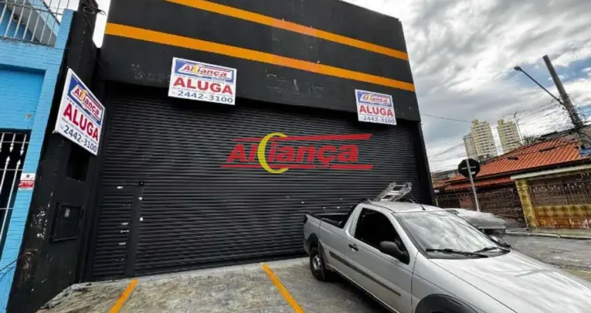 Salão Comercial para alugar, 3 vagas de garagem, 160m² - Vila Galvão - Guarulhos/SP por R$ 9.000,00