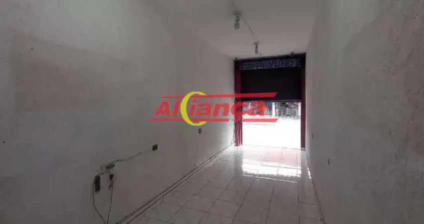 Salão comercial para alugar com 25m², cocaia - guarulhos/sp por r$ 1.300,00