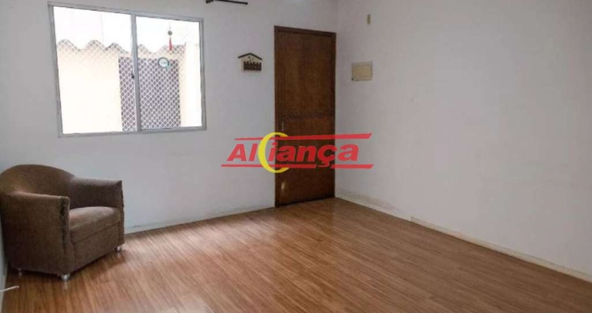 Apartamento térreo com 2 quartos para alugar,  52m² - Macedo - Guarulhos/SP -  R$ 1.800,00