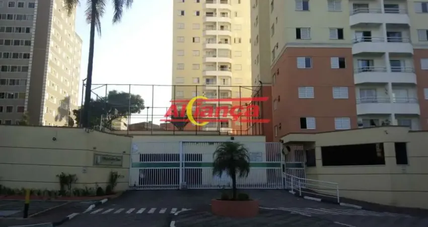 Apartamento com 3 quartos para alugar, 1 vaga, 68 m² - Vila Rio de Janeiro - Guarulhos/SP Por R$2350