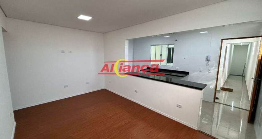 Apartamento para alugar, 2 quartos, sendo 1 suíte 70m², Vila Moreira - Guarulhos por R$ 1.800,00