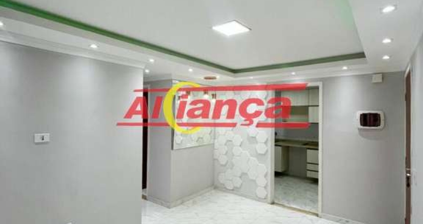 Apartamento com 2 quartos para alugar,  44m² - Jd São Luis - Guarulhos/SP - por R$ 1.230,00