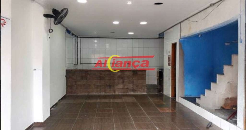 SALÃO COMERCIAL PARA ALUGAR COM 76M², VILA NOVA CUMBICA - GUARULHOS/SP POR R$ 2.000,00