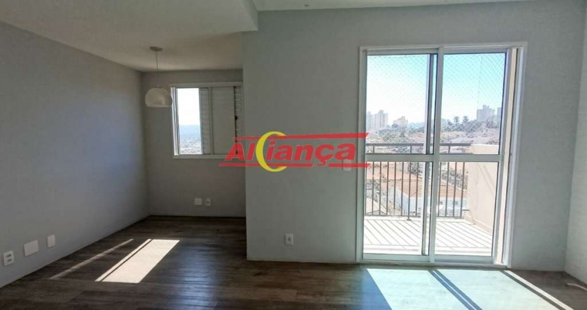 Apartamento para alugar, 2 quartos e 1 vaga, 57m², Vila Rosália- Guarulhos por R$3.500,00