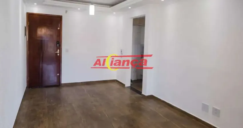 Apartamento com 2 quartos para alugar, 52m² - Vila Paraíso- Guarulhos/SP - R$ 1.500,00