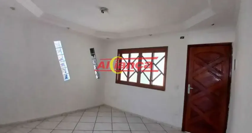 Casa com 02 quartos para alugar,  70m² - Continental II- Guarulhos/SP R$ 2.500,00