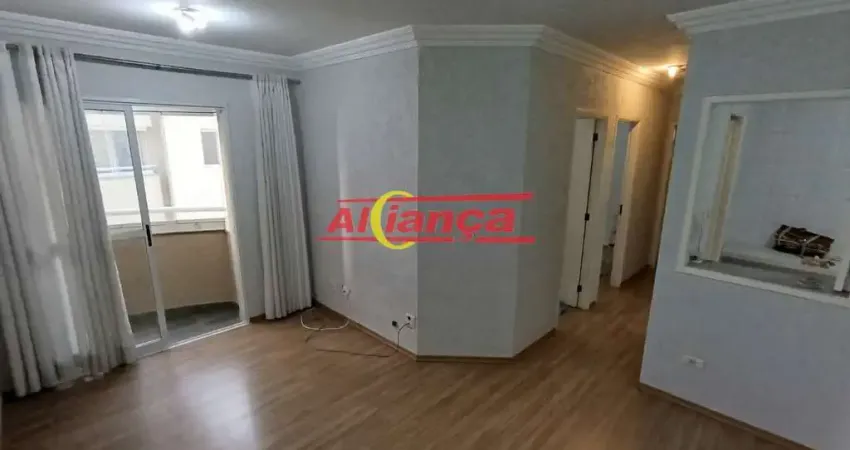 Apartamento para alugar 57m² com 2 Quartos, 1 vaga - Vila Augusta - Guarulhos/SP por