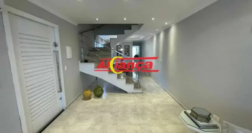 Sobrado com 4  quartos para alugar,  270m² -Jardim Santa Mena  - Guarulhos /SP - por R$ 7.500,00