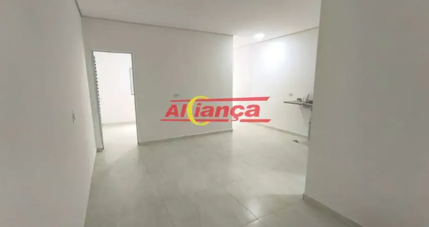 Apartamento com 1 quartos para alugar,  36m² - jardim adriana - guarulhos/sp - por r$ 1.100,00