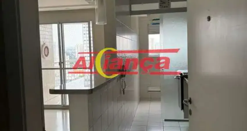 Apartamento com 2 quartos sendo 1 suíte para alugar, 83m² - centro - guarulhos/sp - r$ 3.400,00