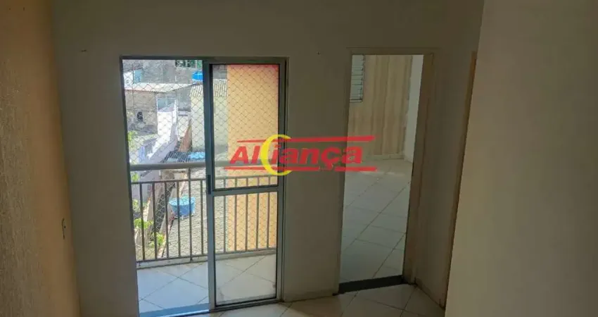 Apartamento 45m², com 2 quartos , varanda , 1 vaga à locação no picanço - guarulhos