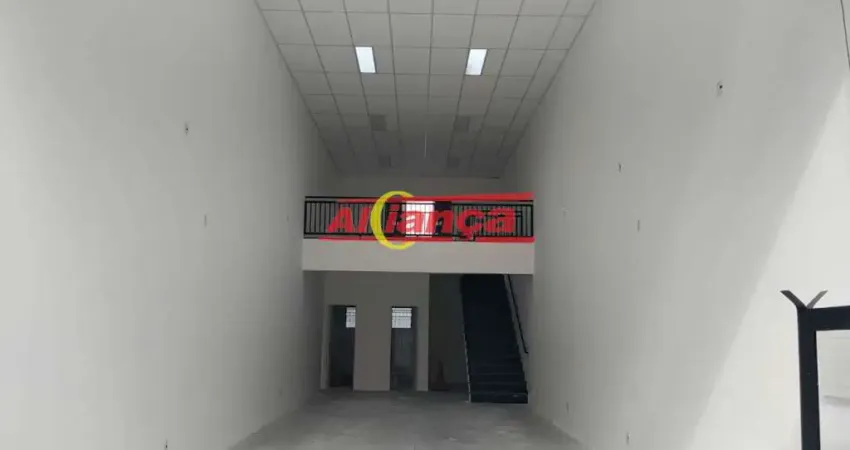 Salão comercial - 125 m2 - 2 vagas de garagem - 2 banheiros - jardim pinhal - guarulhos - sp.