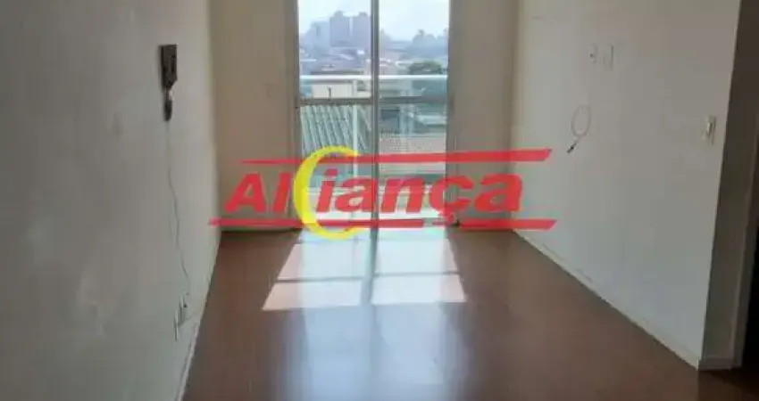 Apartamento 51m², com 2 quartos à locação na vila augusta guarulhos sp