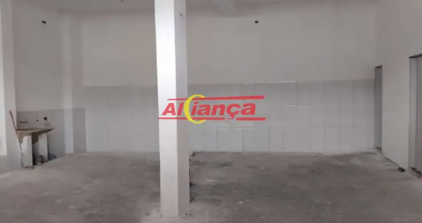 Salão comercial 100m², com 2 banheiros para locação recreio são jorge