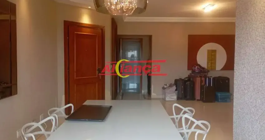 Apartamento 3 dormitorios com 4 vagas de garagem - semi mobiliado - r$ 6.000,00 - vila galvão.