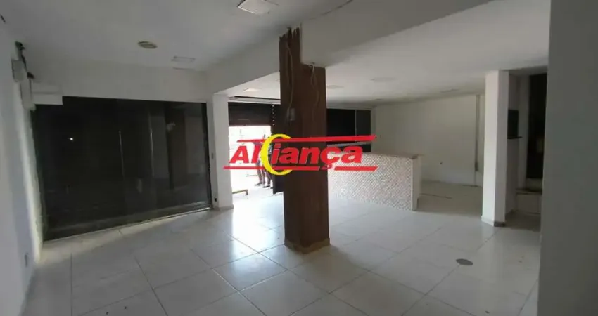Salão para alugar com 130m², picanço - guarulhos/sp por r$ 10.000,00
