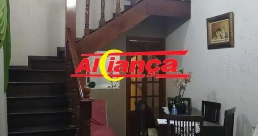 Sobrado 125m², 3 quartos, suíte no jardim adriana - guarulhos/sp por r$ 3.100,00