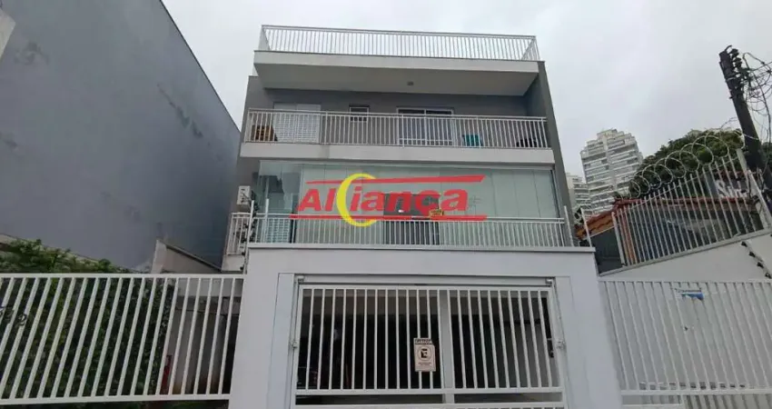 Apartamento studio para alugar, 42m² - centro - guarulhos/sp por r$ 1.400,00