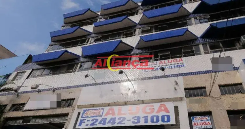 Sala comercial 50m², para locação centro de guarulhos por r$ 1.100,00