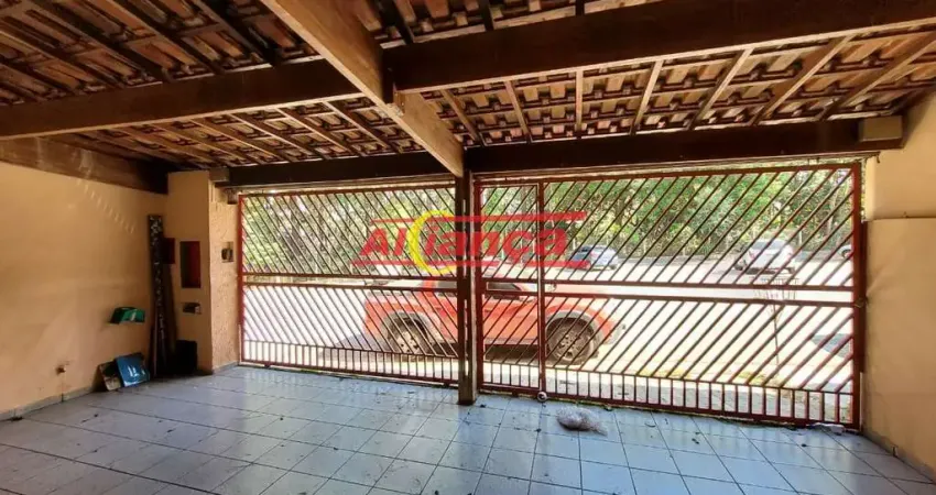 Sobrado com 03 dormitórios para alugar, 213m² - cidade maia - guarulhos /sp por r$ 4.200,00