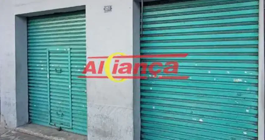 Salão comercial 60m², com 2 salas, banheiro para locação no centro - guarulhos por r$ 5.000,00