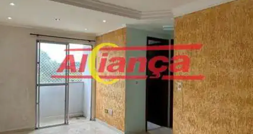 Apartamento 52m² com 2 quartos para alugar no  jd. vila galvão- guarulhos/sp - por r$1.250,00