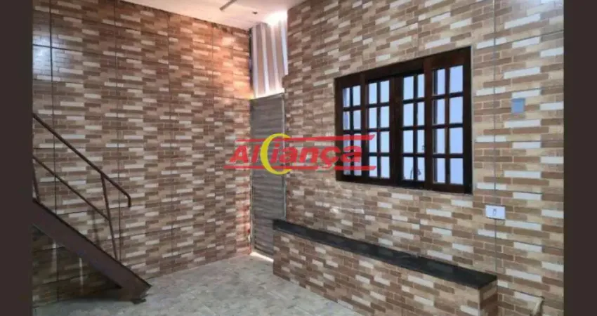 Casa não individual com 2 quartos para alugar, 120m² ? jd paraiso - guarulhos/sp por r$ 2.300,00
