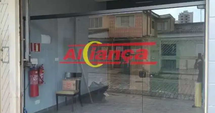 Salão comercial 30m² para locação.- vila milton - guarulhos/sp  r$ 1.400,00