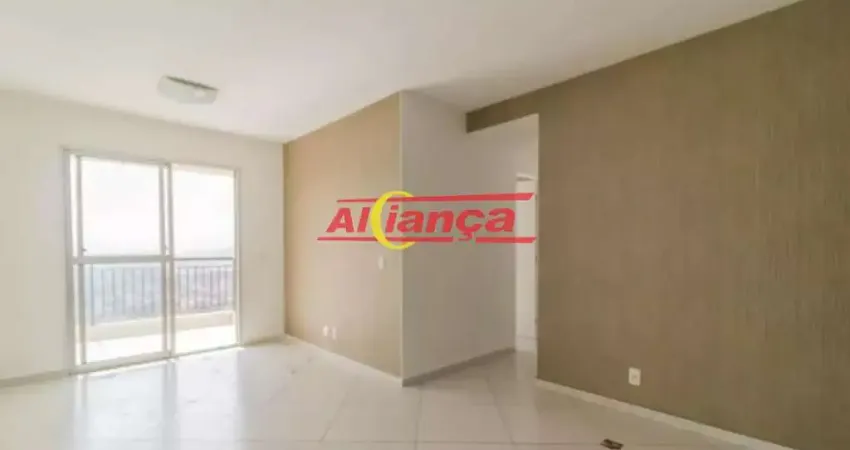 Apartamento 79m²,  com 3 quartos para alugar no picanço - guarulhos/sp - por r$2.960,00