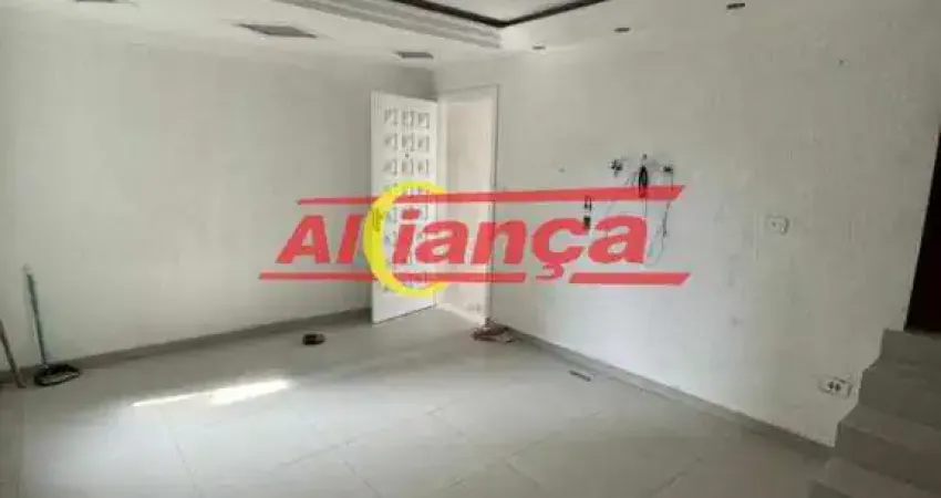Sobrado individual com 130m², 3 quartos, suíte, vaga no jd valéria - guarulhos/sp por r$ 2.700,00