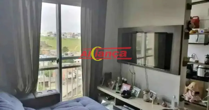 Apartamento 44 m², com 2 quartos e 1 vaga de garagem disponível para locação no jardim guilhermino