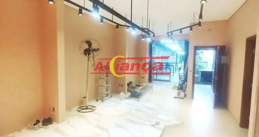 Salão comercial 340m², com 2 vagas , para locação vila galvão -r$ 4.700,00