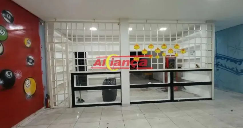 Salão comercial 180m² - para locação no jardim presidente dutra guarulhos - sp r$ 3.500,00