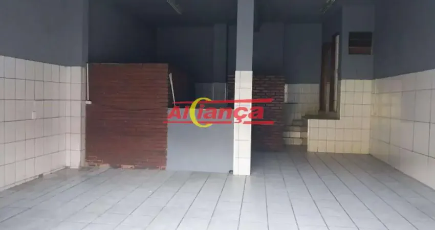 Salão 60m², à locação no cocaia - guarulhos/sp por r$ 2.500,00