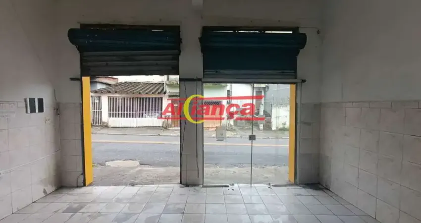 Salão comercial 39,20m² - para locação no jardim iporanga guarulhos - sp r$ 2.000,00