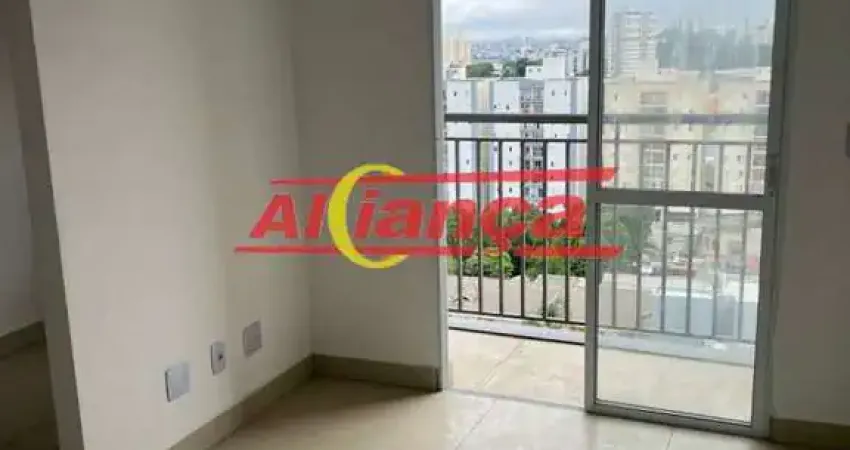 Apartamento 46m², 2 quartos à locação no gopouva - guarulhos/sp por r$ 1.800,00