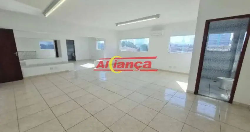 Sala comercial 80m²,? para locação vila galvão -guarulhos r$ 2.800,00