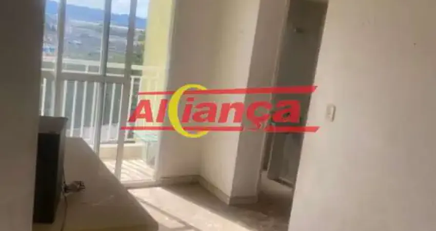 Apartamento com 48m², 2 quartos, vaga, na agua chata - guarulhos/sp por r$ 1.100,00