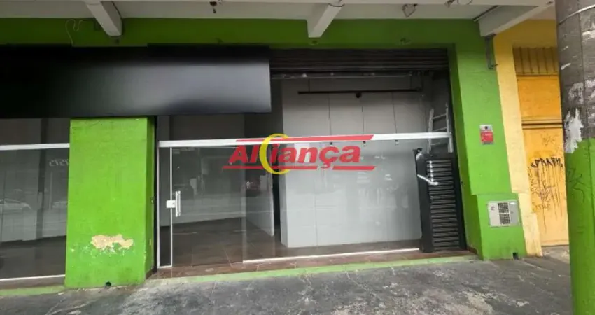 Salão 60m², à locação no cocaia - guarulhos/sp por r$ 2.500,00