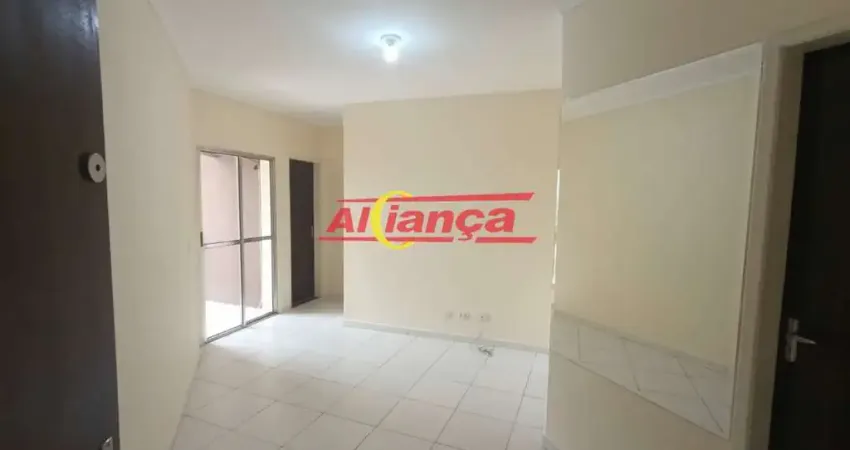 Apartamento 49m² com 2 quartos para locação no picanço - guarulhos/sp