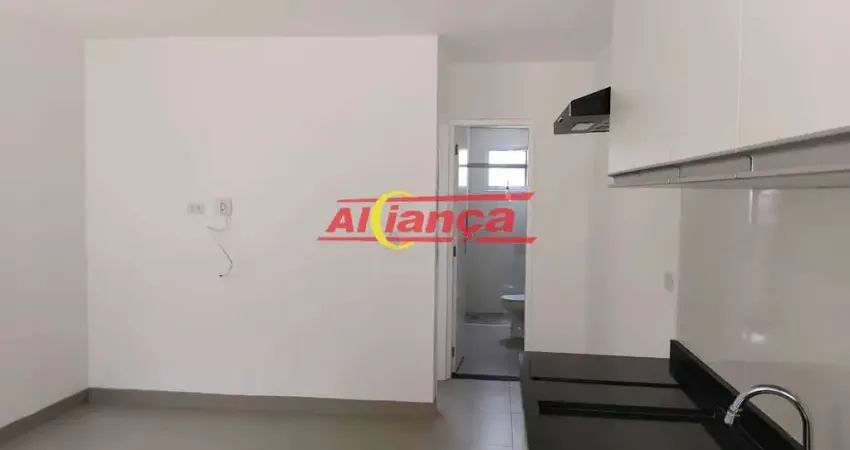 Apartamento com 1 dormitório e com 33m²- cocaia - guarulhos sp- r$ 1.350,00!!