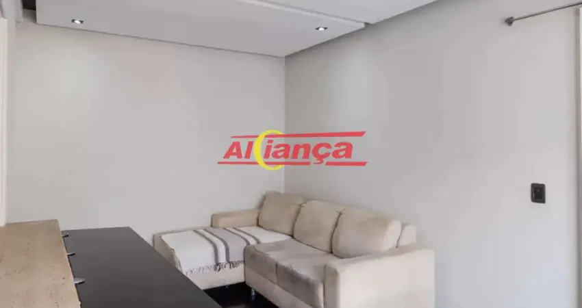 Apartamento mobiliado 56m², com 2 quartos para locação -gopoúva - guarulhos-r$ 1.700,00