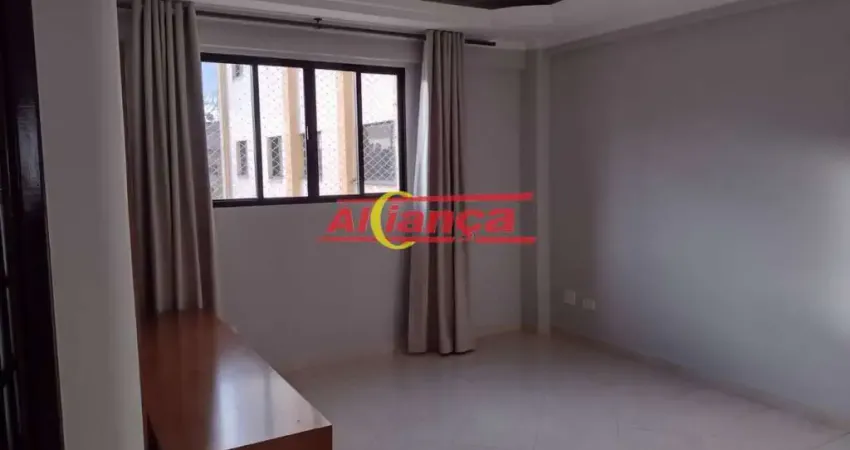 Apartamento 74m², com 2 quartos para alugar, no macedo - guarulhos/sp - por r$3.100,00